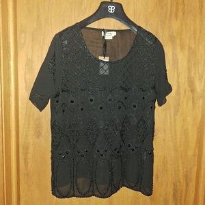 🌟 Molly Bracken jeweled shirt size small NWT